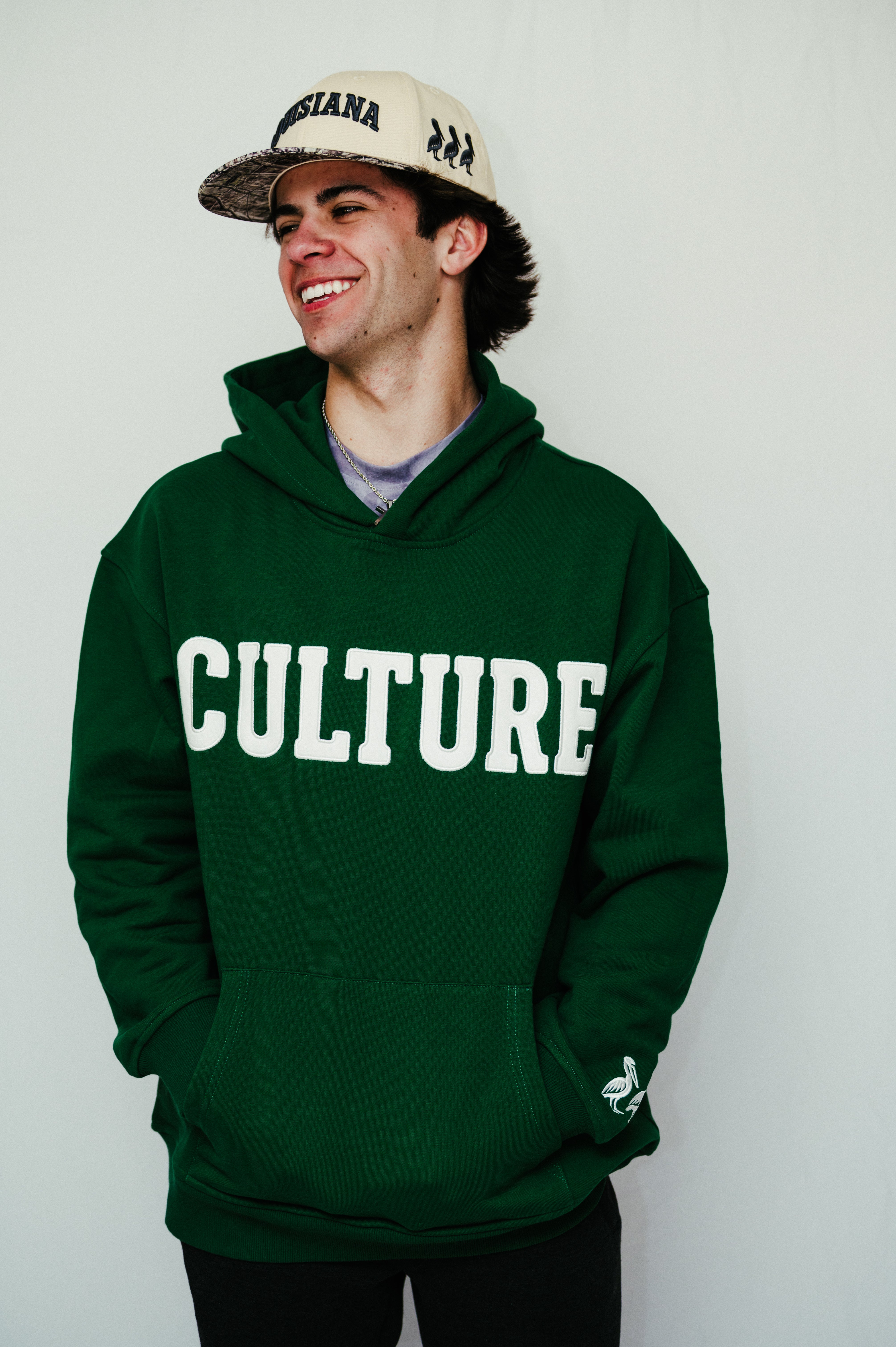 Culture Bayou Green Hoodie – Pelican Pod