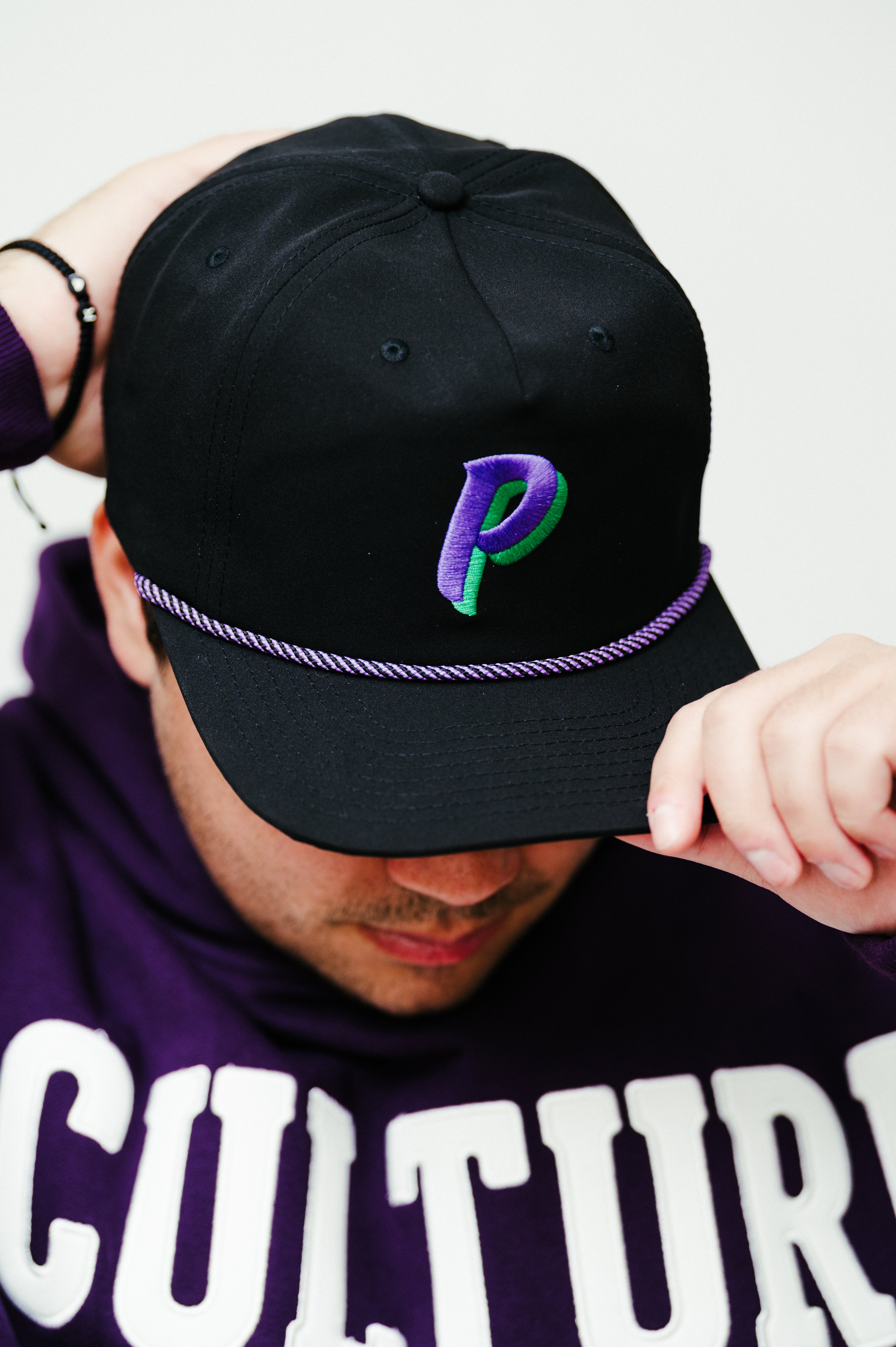 Signature Double P Rope Hat – Black