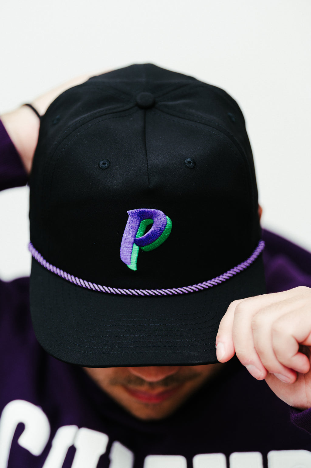 Signature Double P Rope Hat – Black